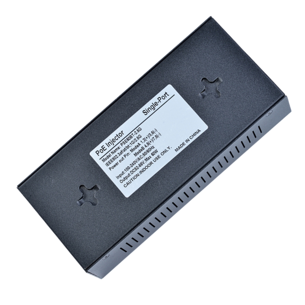 PSE60BT-2.5G PoE++ 2.5Gbps Single Port 60W PoE Active Injectors