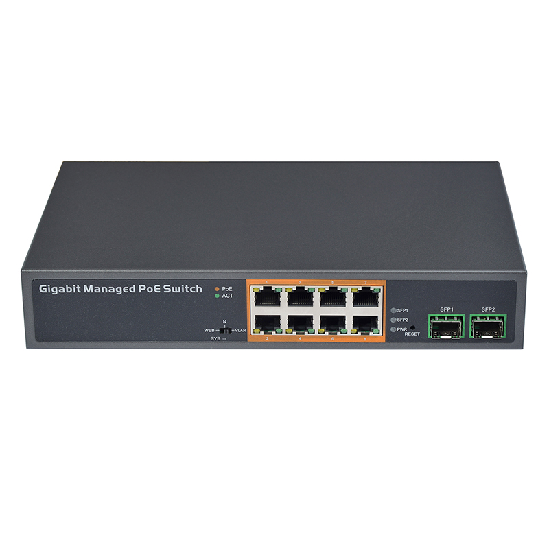 PSE0802GD-LW 8 Port PoE Network Switch
