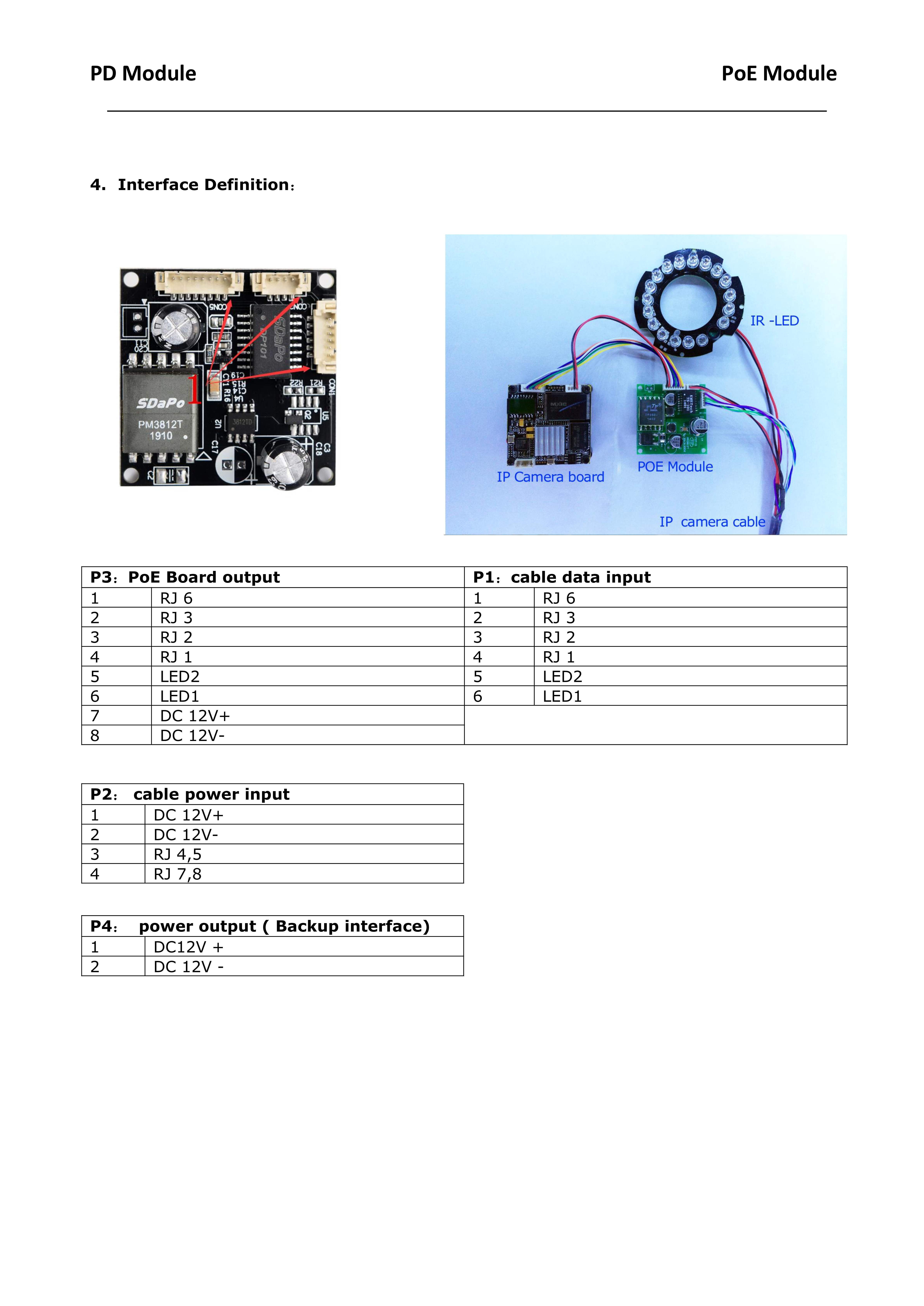 anti-thunder POE Module Wiring Manual_2