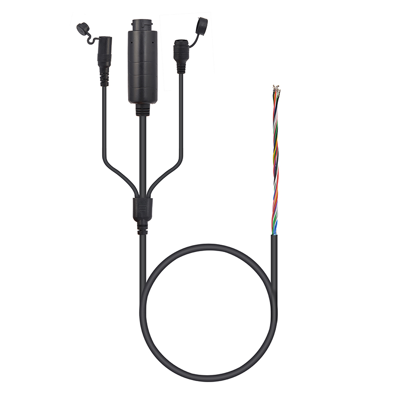 FS5712FW 12V1A 10/100M IP66 Waterproof PoE Cable with Reset Button For IPC