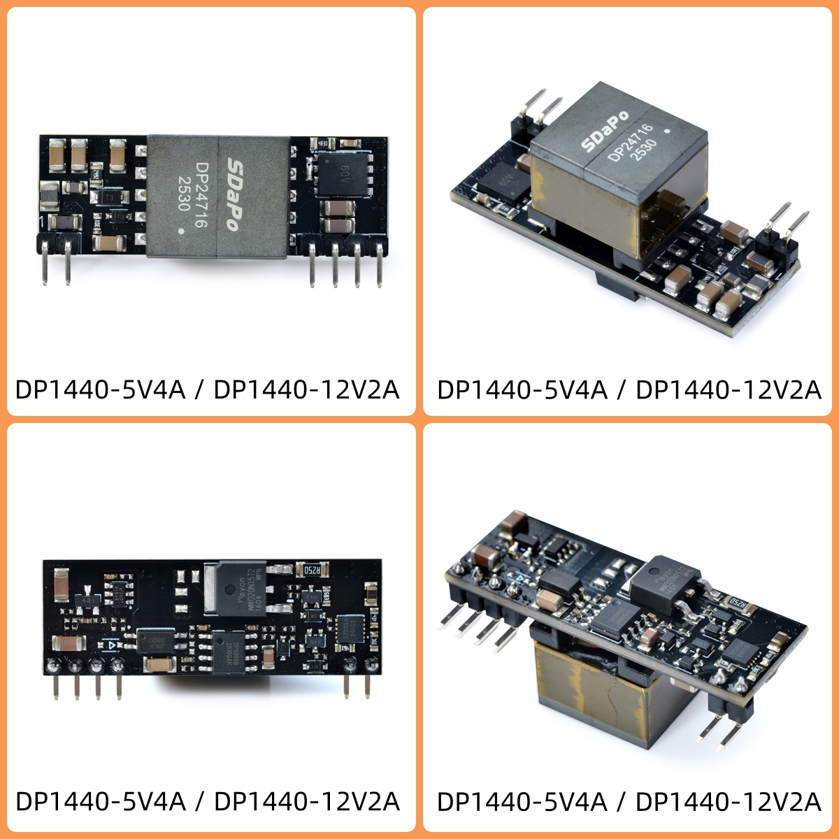 DP1440 5V4A 12V2A PoE Module PD Module