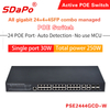PSE2444GCD-W 24 Port PoE Network Switch