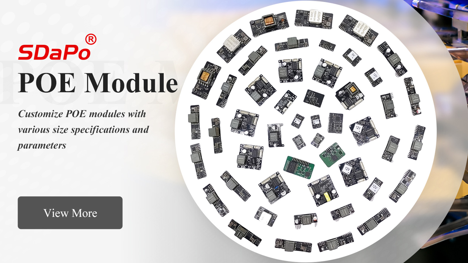 The Forms and Applications of PoE Modules