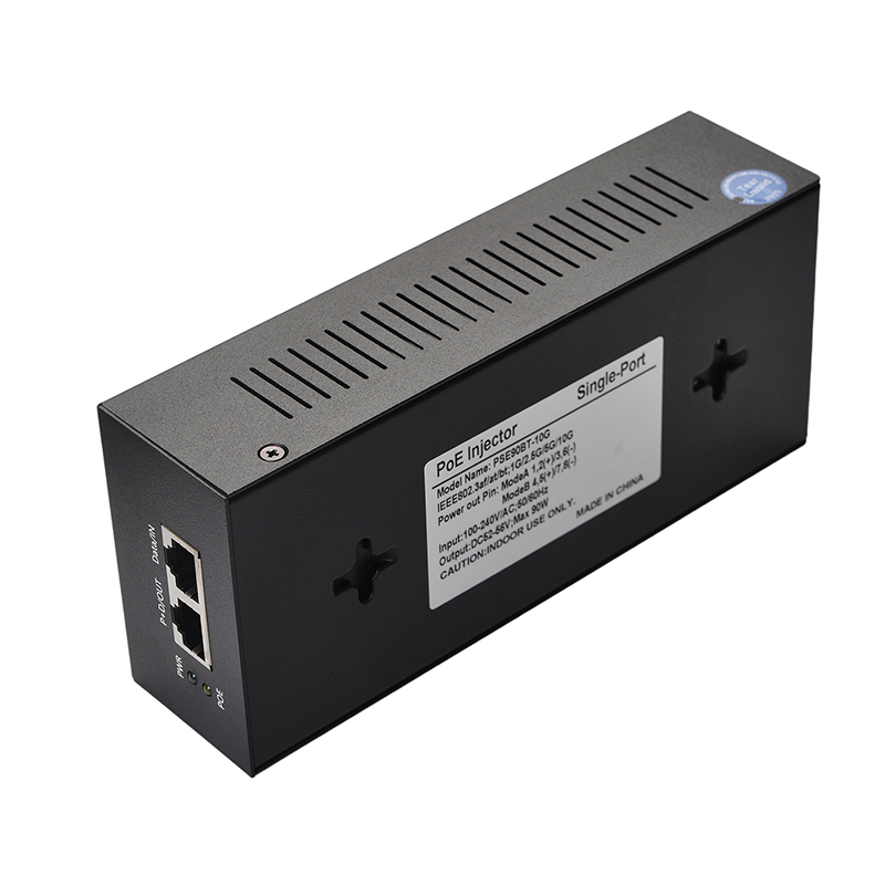PSE90BT-10G PoE++ 10Gbps Single Port 90W PoE Active Injectors