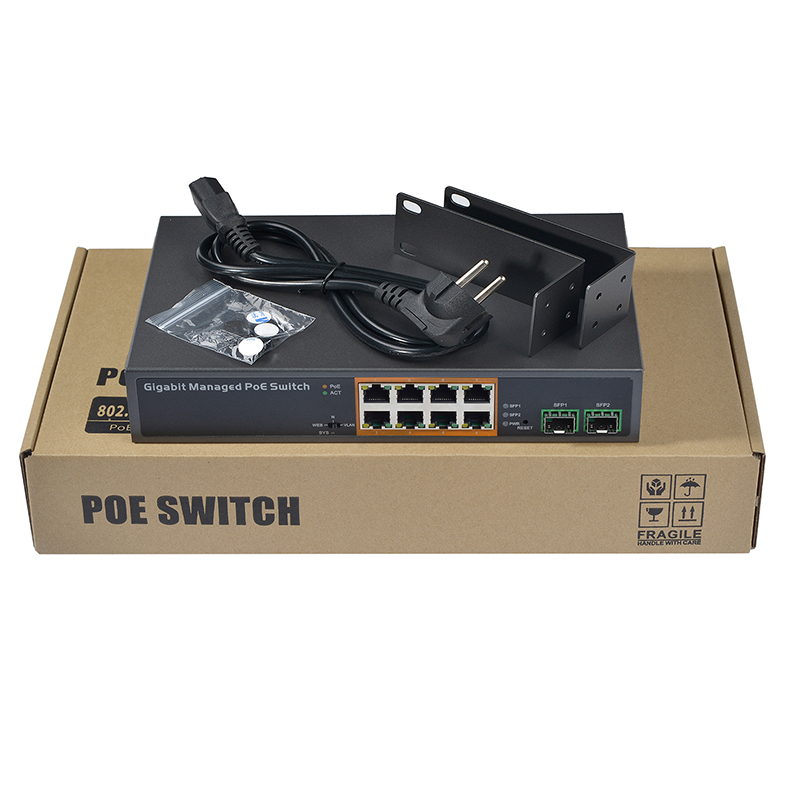 PSE0802GD-LW 8 Port PoE Network Switch