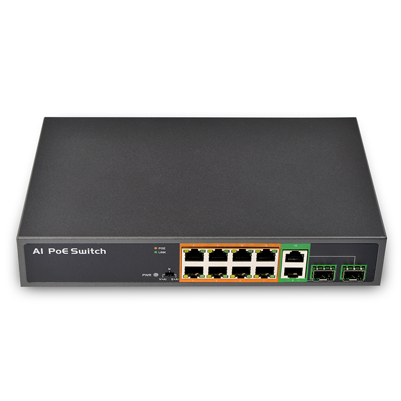 PSE1008GS-AI PSE0822FGCD-AI 8 Port PoE Network Switch