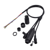 FS5712FW 12V1A 10/100M IP66 Waterproof PoE Cable with Reset Button For IPC
