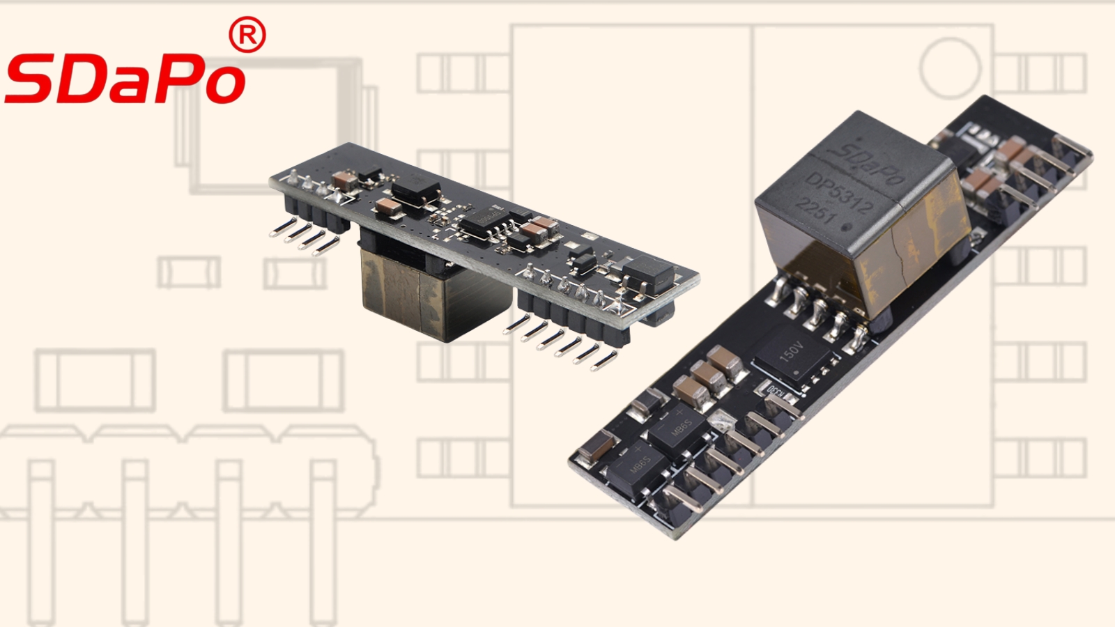 Introducing the DP9700 Seriers SDaPo's cost-optimised PoE PoE+ Power over Ethernet PD Modules