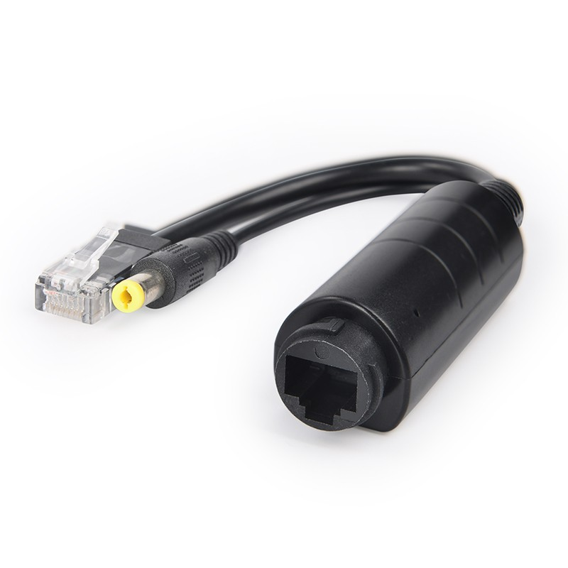 FS5712B 12V/1A 1500V high voltage isolation + waterproof IEEE802.3af Standard PoE Splitter 100Mbps