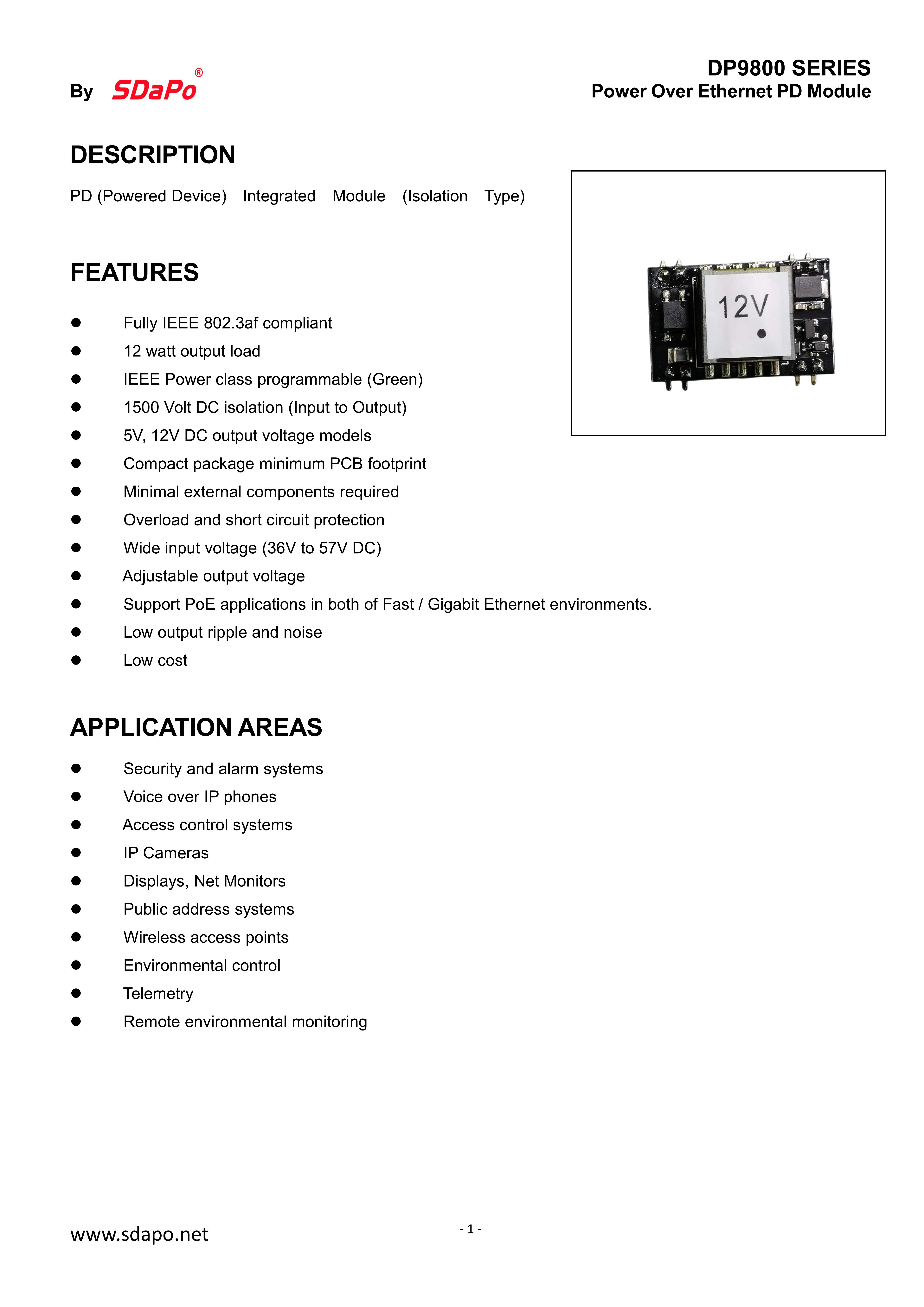DP9800 Datasheet_1