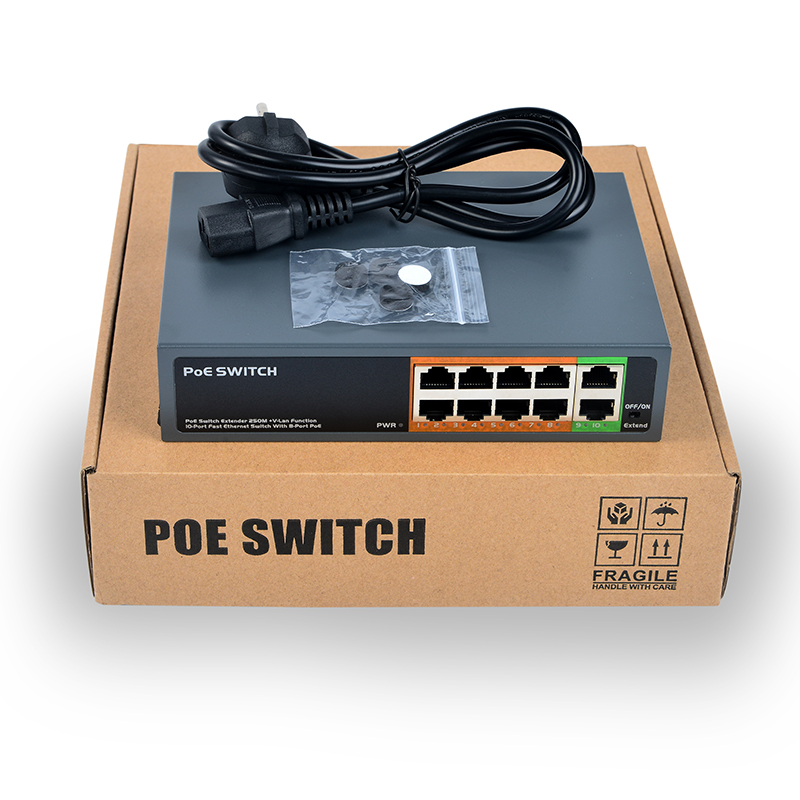 PSE108EX V2.0 PSE0820FD-E 8 Port PoE Network Switch