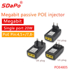 POE4805 US Standard Plug 48V 0.5A PoE Injector