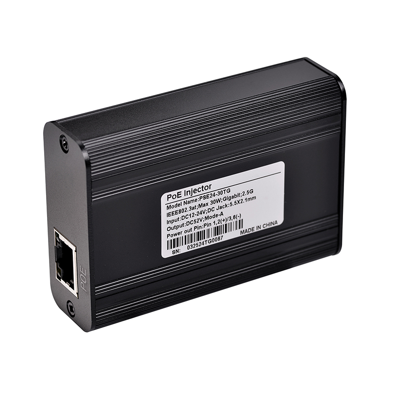 PSE24-30TG 1/2.5Gbps 30W PoE Injector