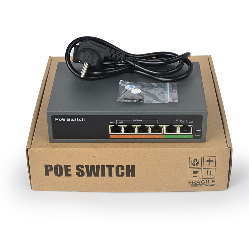 PSE604EX V2.0 / PSE0420FD-E 4 Port PoE Network Switch