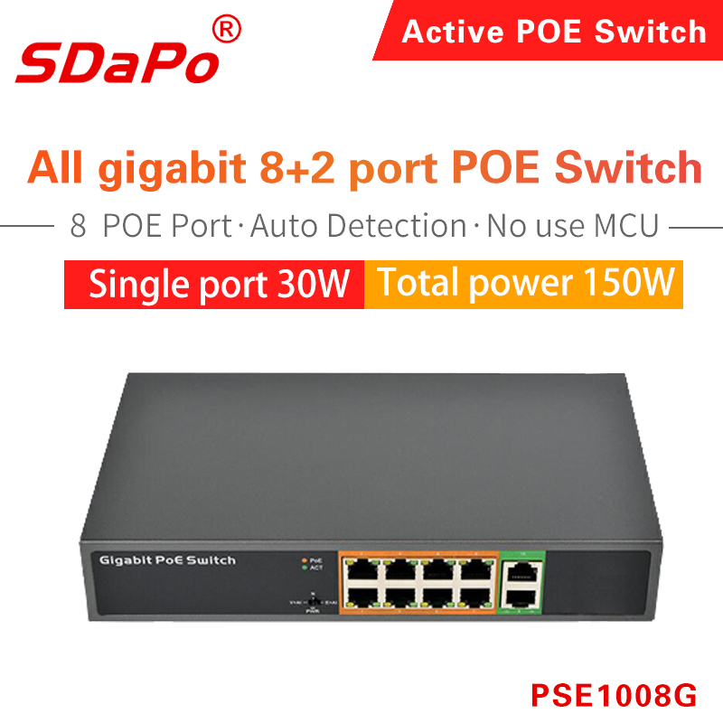 PSE1008G PSE0820GD 8 Port PoE Network Switch