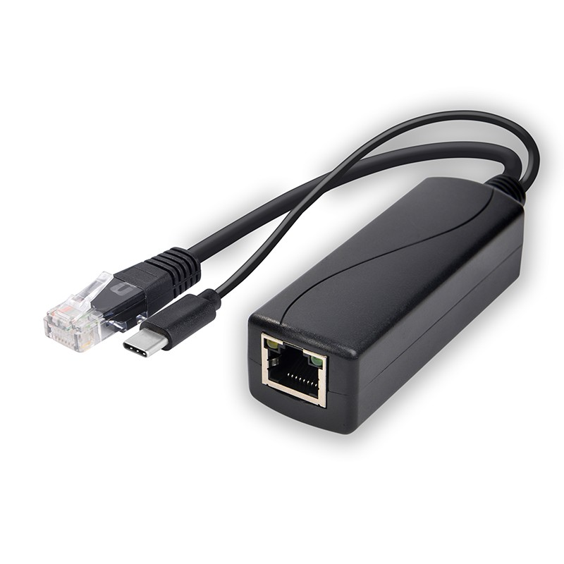 SDAPO TYPEC0503G 5V 3A gigabit 1500V high voltage isolation IEEE802.3af/at poe splitter