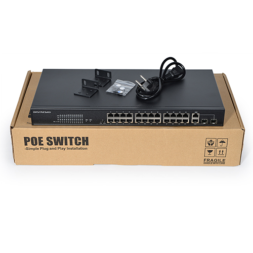 PSE2624GSR-AI PSE2422FGCD-AI 24port PoE Network Switch
