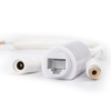 FS5712RW 12V1A 10/100M IP66 Waterproof White PoE Cable with Audio Jack For IPC