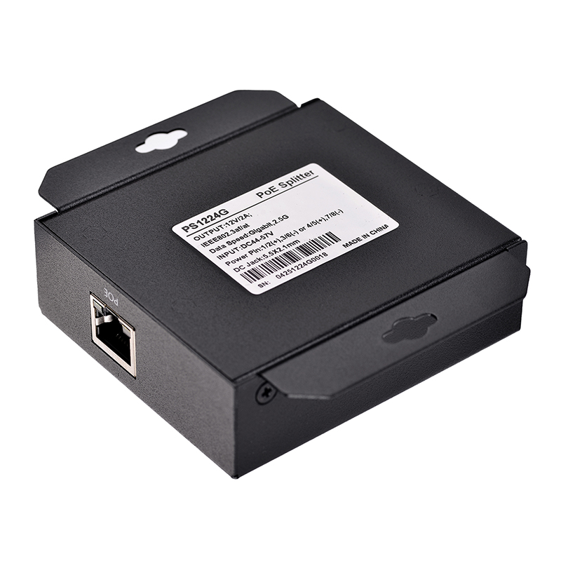 PS1224G 5V3A/5V4A/12V2A/24V1A 2.5Gbps Gigabit Ethernet PoE Splitter