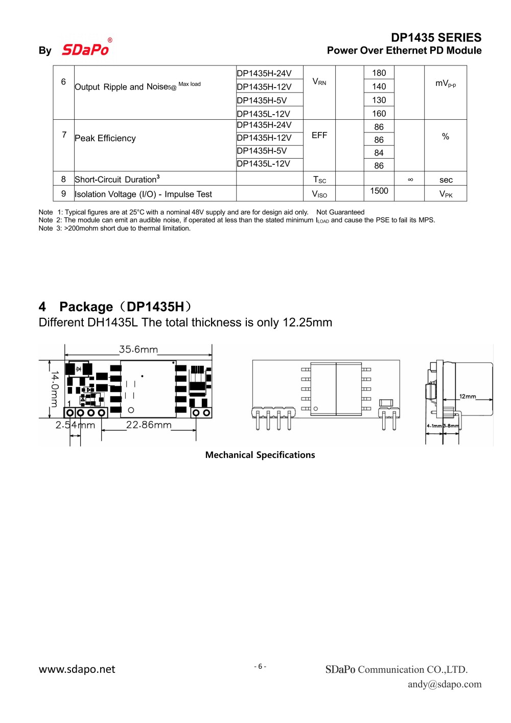 DP1435规格书2026_06