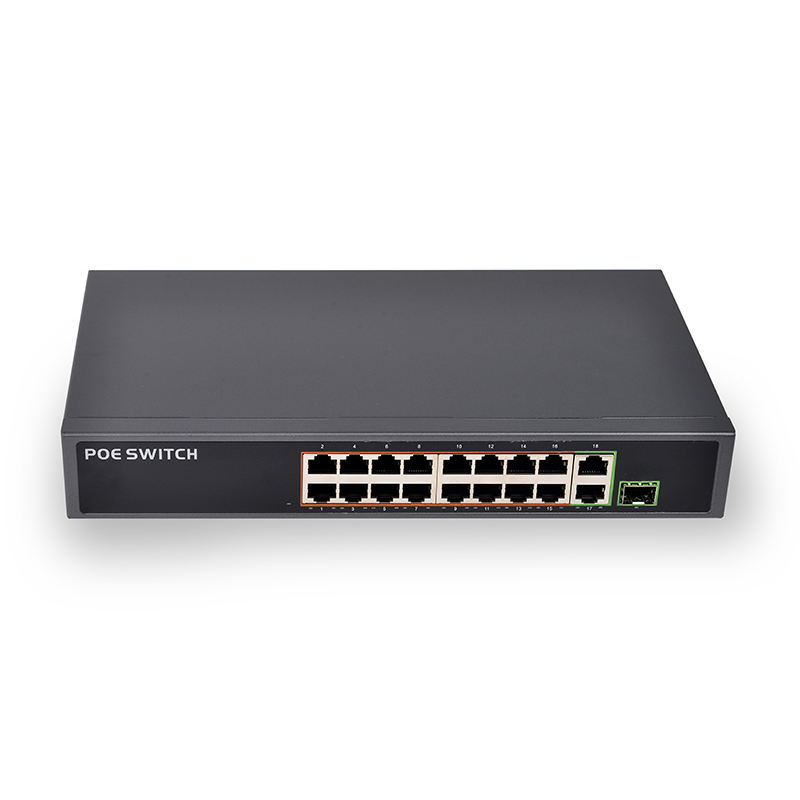 PSE1816GSR PSE1621FGD-E 16 port PoE Network Switch