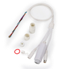 FS5712RW 12V1A 10/100M IP66 Waterproof White PoE Cable with Audio Jack For IPC