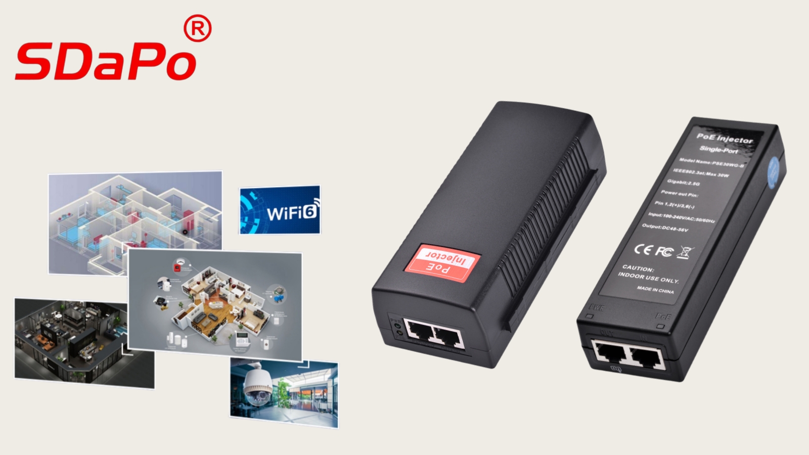 L'injecteur PoE est une solution idéale pour une distribution de puissance efficace et fiable