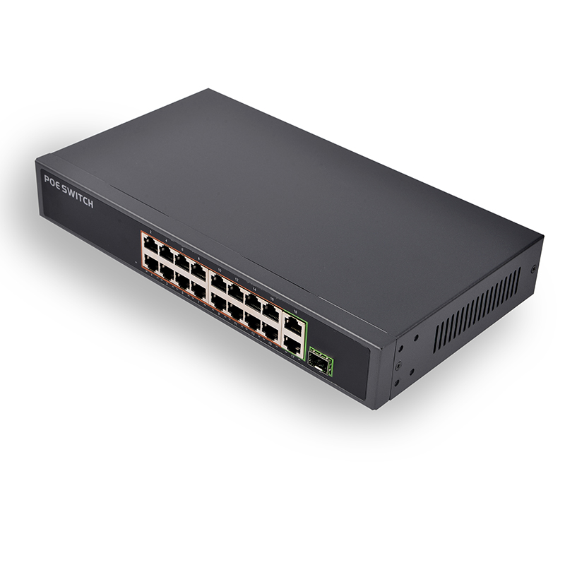 PSE1816GSR PSE1621FGD-E 16 port PoE Network Switch