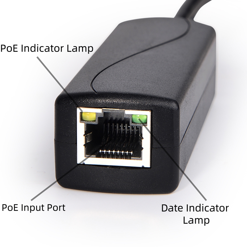 TYPEC-PD23W 2.5G QC3.0 PD3.0 Fast Charging Standard IEEE802.3at Gigabit Ethernet PoE Splitter