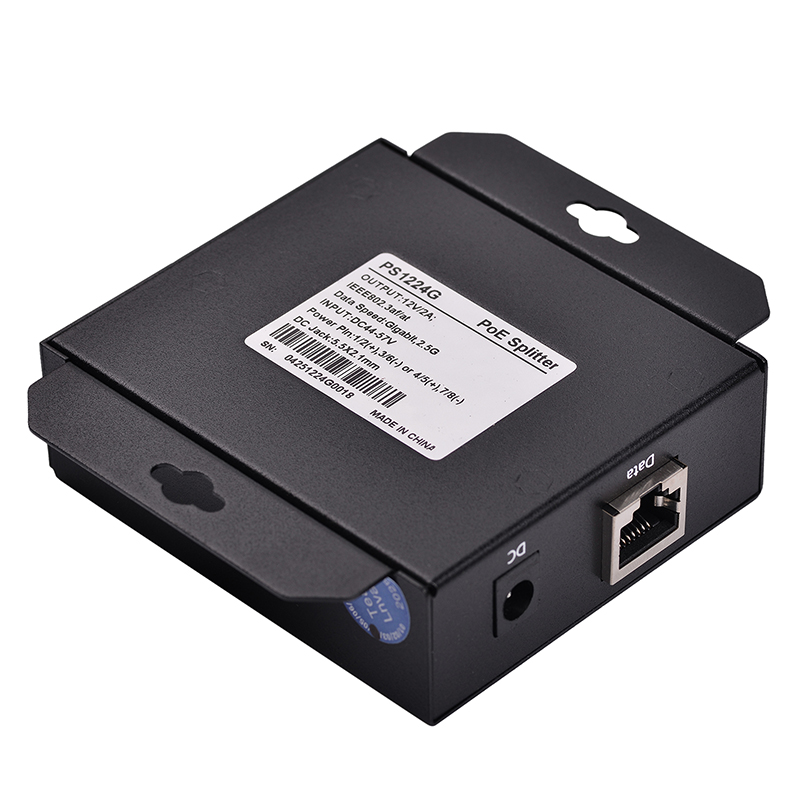 PS1224G 5V3A/5V4A/12V2A/24V1A 2.5Gbps Gigabit Ethernet PoE Splitter
