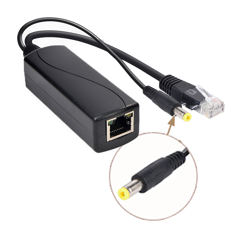 Manufacture High Quality Support 10/100Mdata transmission 12V 1A PS5712P PoE Splitter