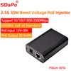 PSE24-30TG 1/2.5Gbps 30W Boost Voltage PoE Injector