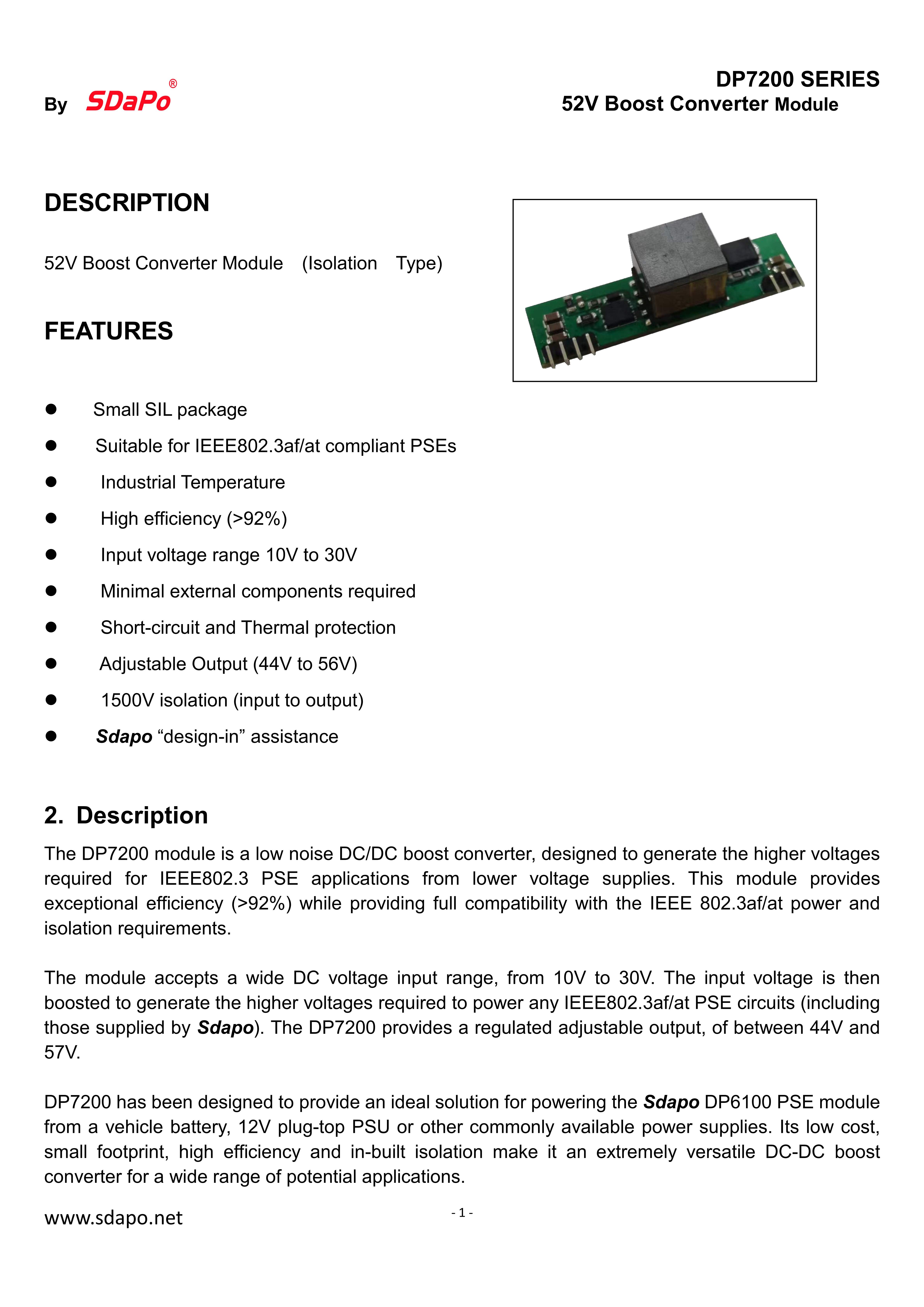 DP7200 Datasheet_1