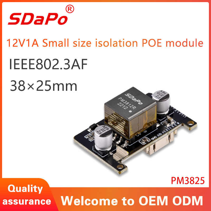 PM3825 12V 1A PoE PD Module