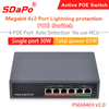 PSE604EX V2.0 / PSE0420FD-E 4 Port PoE Network Switch