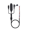 FS5712R 12V1A 10/100M IP66 Waterproof Black PoE Cable with Audio Jack For IPC